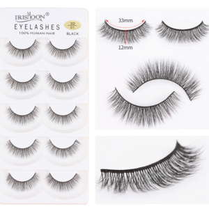 Irish Moon Eyelashes - Black 3D/01 (33mm x 12mm)