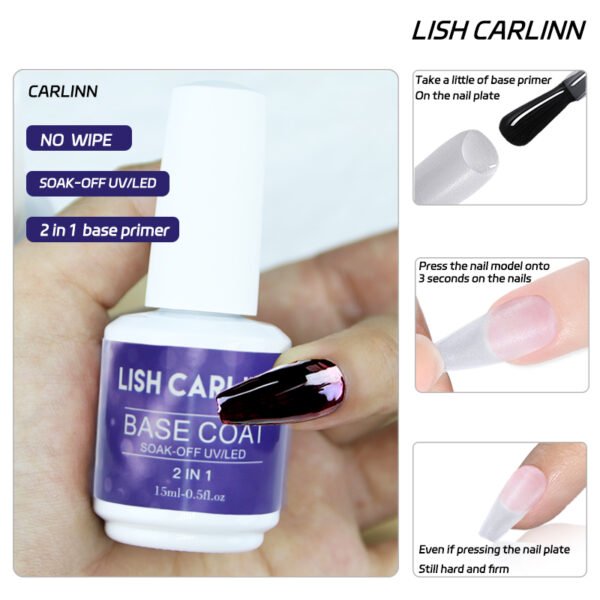 Nail Polish-Top Coat and Base Coat - Image 6