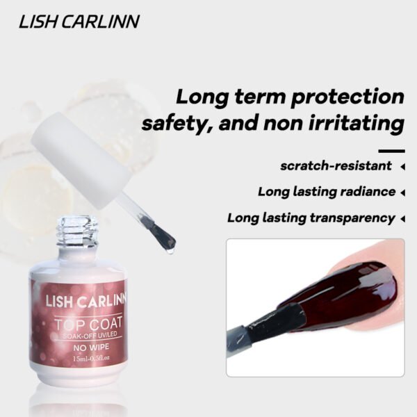 Nail Polish-Top Coat and Base Coat - Image 2